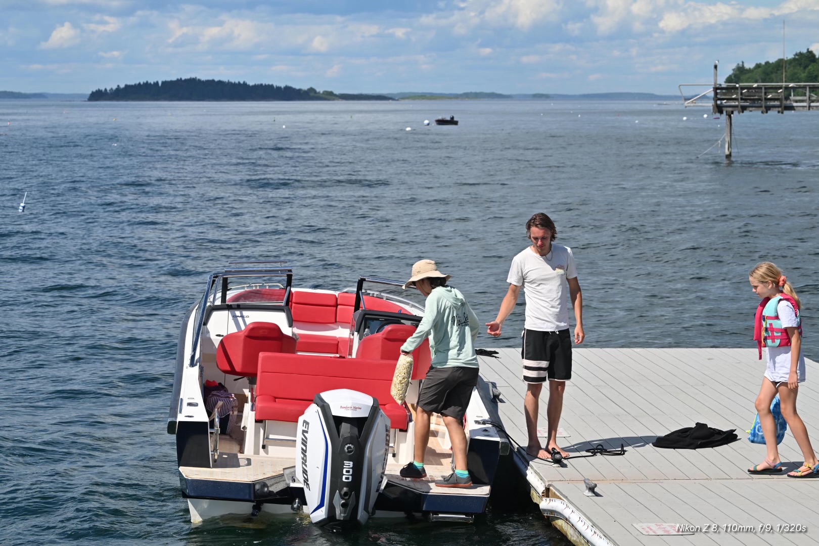 Boarding the Draco on a summer day
